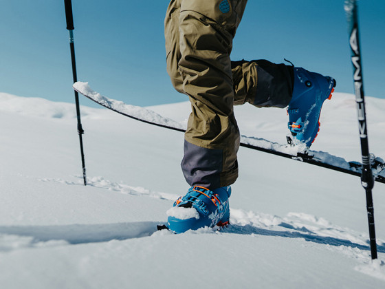 Ascent in ski touring Ascent in ski touring